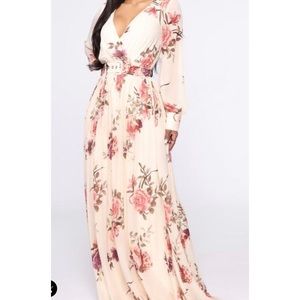 NWT floral maxi dress